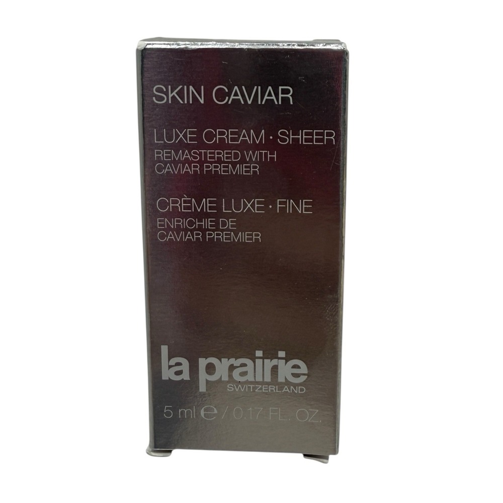 LA PRAIRIE SKIN CAVIAR LUXE CREAM 5 ML/0.17 OZ. TRIAL SIZE NEW IN BOX